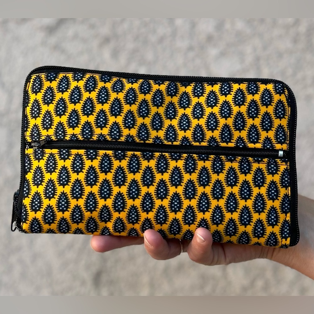NW 💯 Cotton Vlisco African Fabric Clutch & Tote in One ☝️